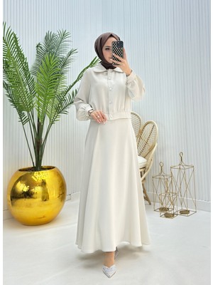 Moda Yağmur Selin Tesettür Takım Taş