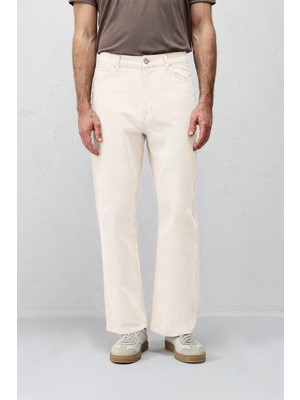 Antioch Ekru Baggy Fit Erkek Jean