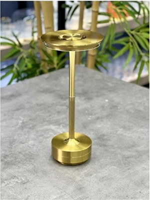 Maison Luré Lüks Metal Tasarımlı Şarjlı Masa Lambası Modern Şıklık Masa ve Gece Lambası
