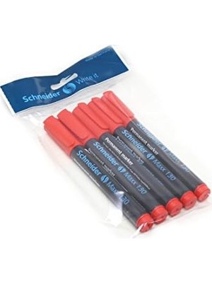 Maxi Trendy Maxx 130 Yuvarlak Uç Permanent Markör 1-3 mm Kırmızı