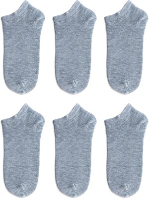 QUALITY WALKING Monochrome Series Patik Çorap 6'lı Set