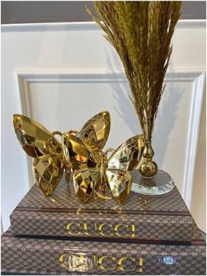 Empressco Şık Gold ve Okçu Figürlü Dekor Seti, Zarif ve Modern Tasarım