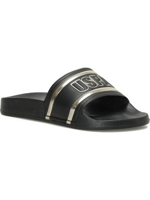 U.s. Polo Assn. Lary Glb Siyah Kadın Terlik