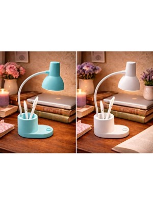 Maison Luré Esnek ve Dokunmatik LED Masa Lambası, Öğrenci ve Çalışma Için Masa ve Gece Lambası