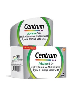 Centrum Advance 50+ 30 Tablet ( 1 Adet )