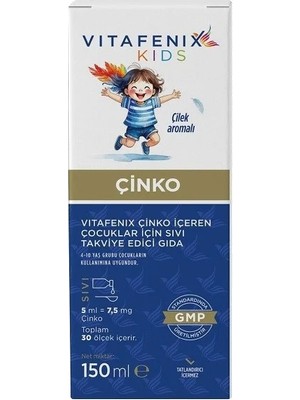 Vitafenix Kids Çinko 150 ml ( 1 Adet )