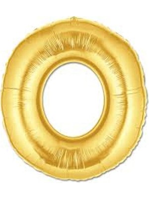 Uravas Store Altın Sarısı Folyo O Harfi Balon 1 Metre