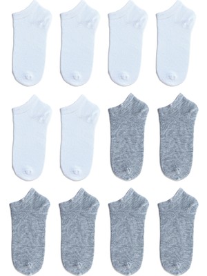 QUALITY WALKING Monochrome Series Patik Çorap 12'li Set