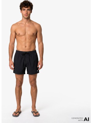 Quiksilver Everyday Flex Volley 15 Erkek Siyah Deniz Şortu.kvj0