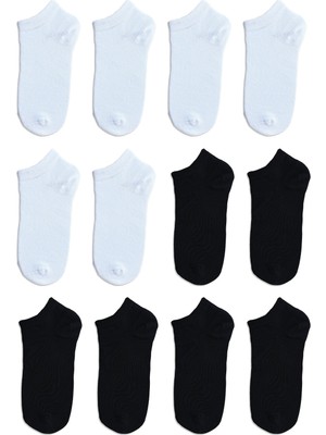 QUALITY WALKING Monochrome Series Patik Çorap 12'li Set