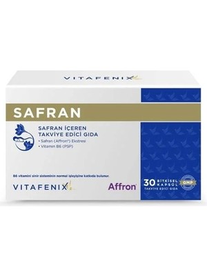 Vitafenix Safran 30 Bitkisel Kapsül ( 1 Adet )