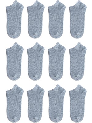 QUALITY WALKING Monochrome Series Patik Çorap 12'li Set