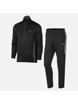 Barçın Basics 4 Way Colorblock Gym & Training Full-Zip Erkek Eşofman Takımı