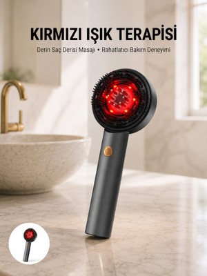 My Best Store Saç Büyüme Destekleyici Elektrikli Masaj Tarak Yağ Aplikatörlü Yeni Nesil