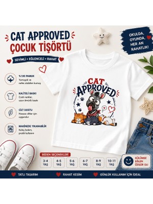 Tişört Kodu Cat Approved Çocuk Tişörtü