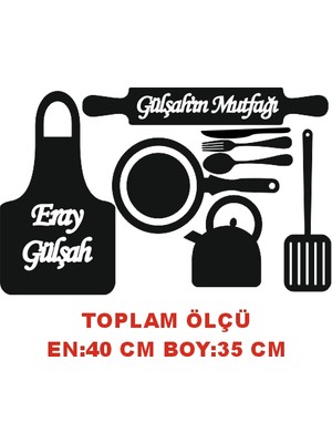 Aura Ev Mağazası Mutfak Duvar Süsü1