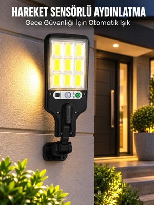 Belle Fusion Mey Ithalat® Dış Mekan Sensörlü Aydınlatma Modern ve Kullanıcı Dostu Yeni Nesil