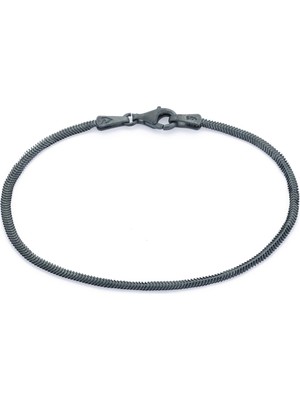 AtolyeWolf Snake Chain Erkek Gümüş Bileklik