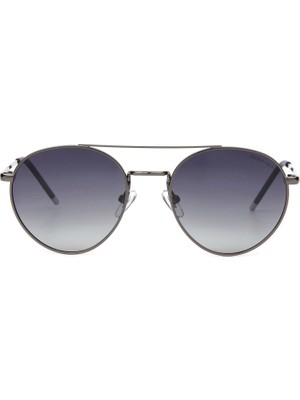 Despada Ds 2282 C4 Yuvarlak Metal Mat Metallik Gri  Unisex Güneş Gözlüğü
