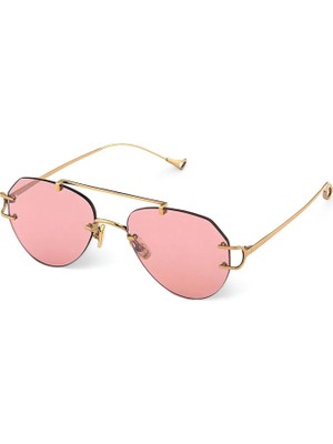 Eyepetizer Flow 4-28F Altın Rengi Unisex Güneş Gözlüğü