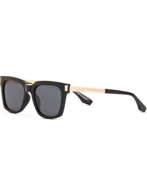 Despada Ds 2373 C1 Siyah Altın Rengi Asetat Metal Unisex Güneş Gözlüğü