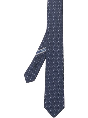Ferragamo Lacivert Ipek Kravat