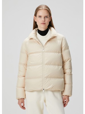 Moncler Mauzun Krem Puffer Mont