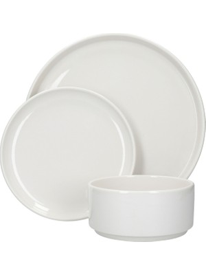 Mikasa MKCAM12PC Camberlie Porselen 12 Parça Beyaz Yemek Takımı