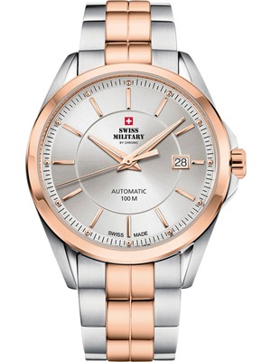 SWISS MILITARY BY CHRONO SMA34085.09 Rose Gold Çelik Erkek Kol Saati