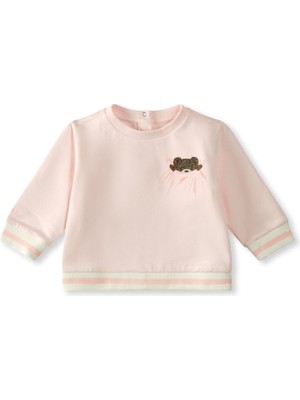 Fendi Açık Pembe Unisex Bebek Sweatshirt