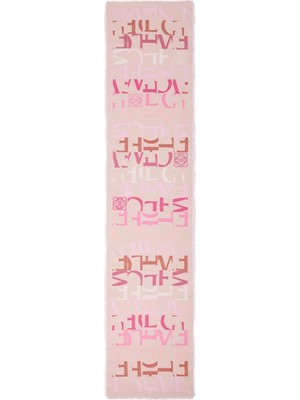 Loewe Pembe Kadın Yün Atkı