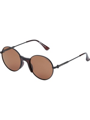 Despada Ds 2323 C1 Mat Siyah Koyu Kahverengi Metal Unisex Güneş Gözlüğü