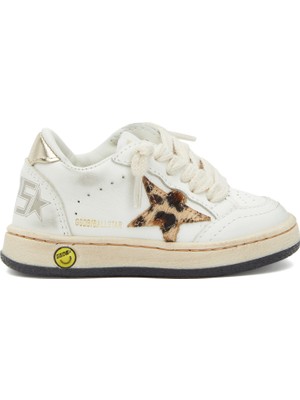 Golden Goose Ballstar Çok Renkli Çocuk Deri Sneaker