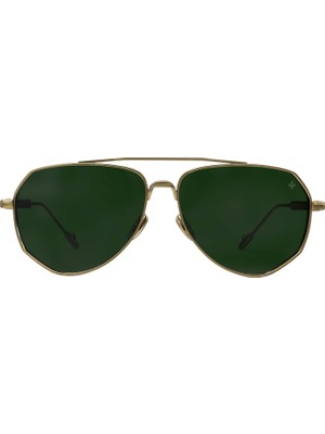 Philippe V N27 Altın Yeşil Unisex Güneş Gözlüğü