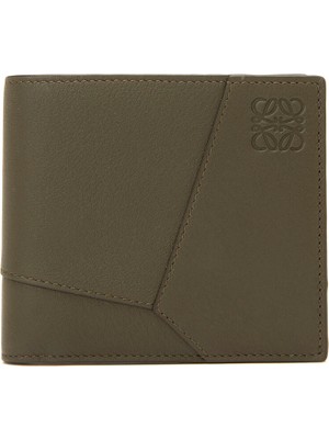 Loewe Puzzle Haki Erkek Deri Cüzdan