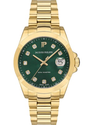 Jacques Philippe JPQLS3423X4 Altın Rengi Çelik Kadın Kol Saati