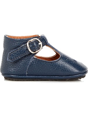 Atelier by Baby Lacivert Unisex Bebek Deri Ayakkabı