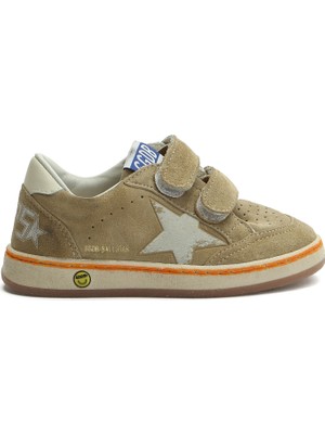 Golden Goose Ballstar Yeşil Çocuk Deri Sneaker