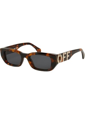 Off-White OERI124 6007 Havana Asetat Unisex Güneş Gözlüğü