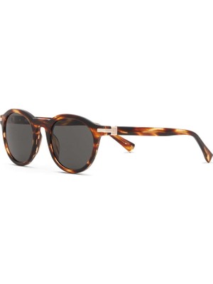 Hermossa Hm 1727 C 2 Havana Altın Rengi Unisex Güneş Gözlüğü