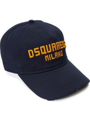 Dsquared2 Lacivert Erkek Şapka
