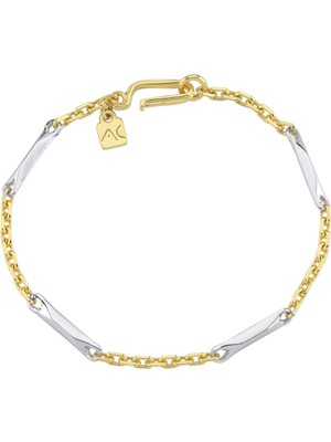 Aleyna Cebeci Jewelry Fusion 925 Ayar Gümüş Erkek Bileklik