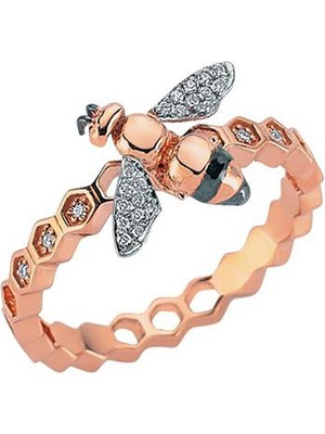 Bee Goddess Honey Kadın Altın Yüzük