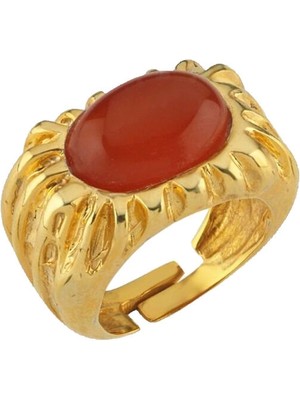 Linya Jewellery Eos Akik Kadın Gümüş Yüzük