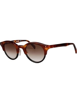 Original Vintage Sunglasses Tramonti Cal Col 04 Kahverengi Asetat Unisex Güneş Gözlüğü