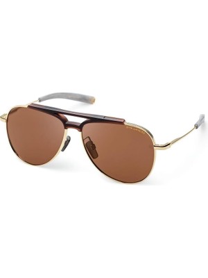 Dita Lancier LSA-401 DLS-401-60-01 Altın Rengi Titanyum Asetat Güneş Erkek Gözlüğü
