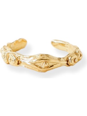 Besign Jewellery Işıltılı Adele Altın Kaplama Yüzük