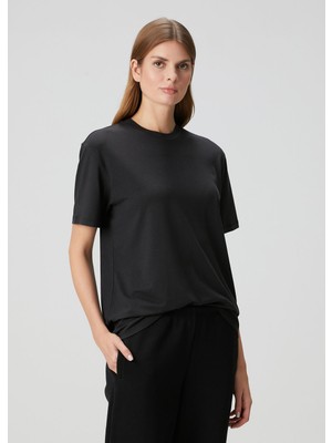 Skims Relaxed Siyah T-Shirt