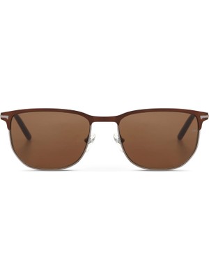 Cerruti 1881 Cr 80023 C3 Metal Mat Kahve Gümüş Erkek Güneş Gözlüğü
