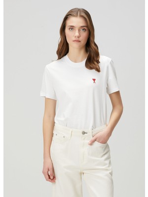 Ami Paris Beyaz T-Shirt